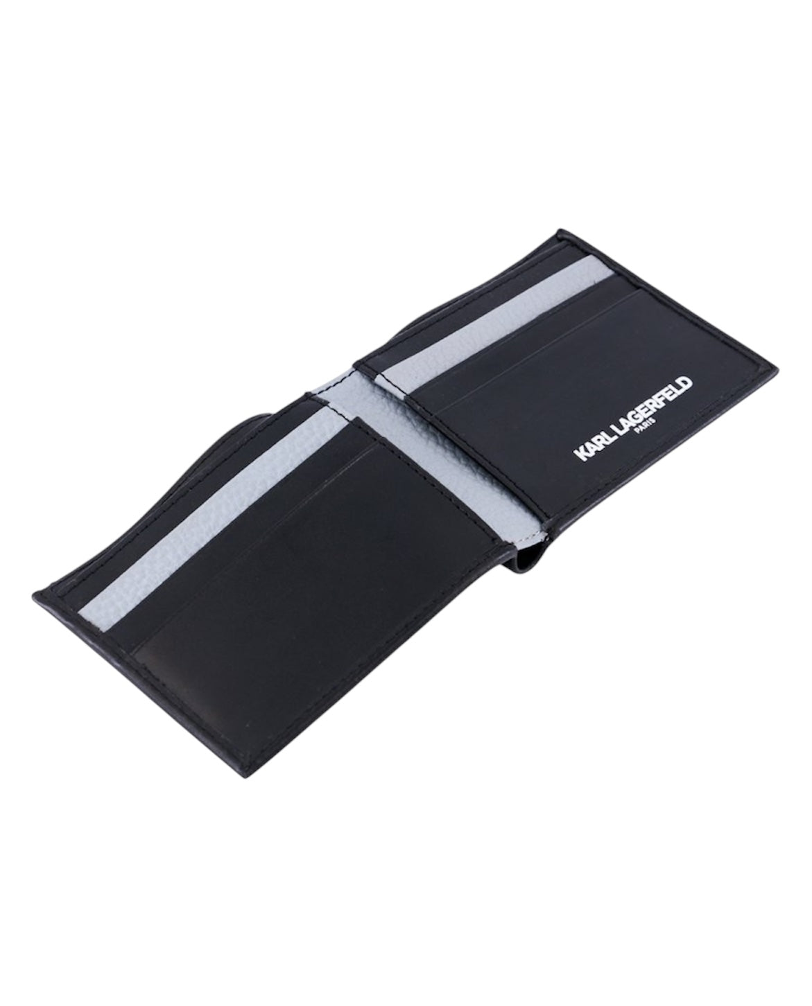 Karl Lagerfeld 2 pieces Foldable Wallet with Key Ring Set