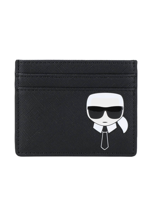 Karl Lagerfeld Ikonik Card Holder – Black
